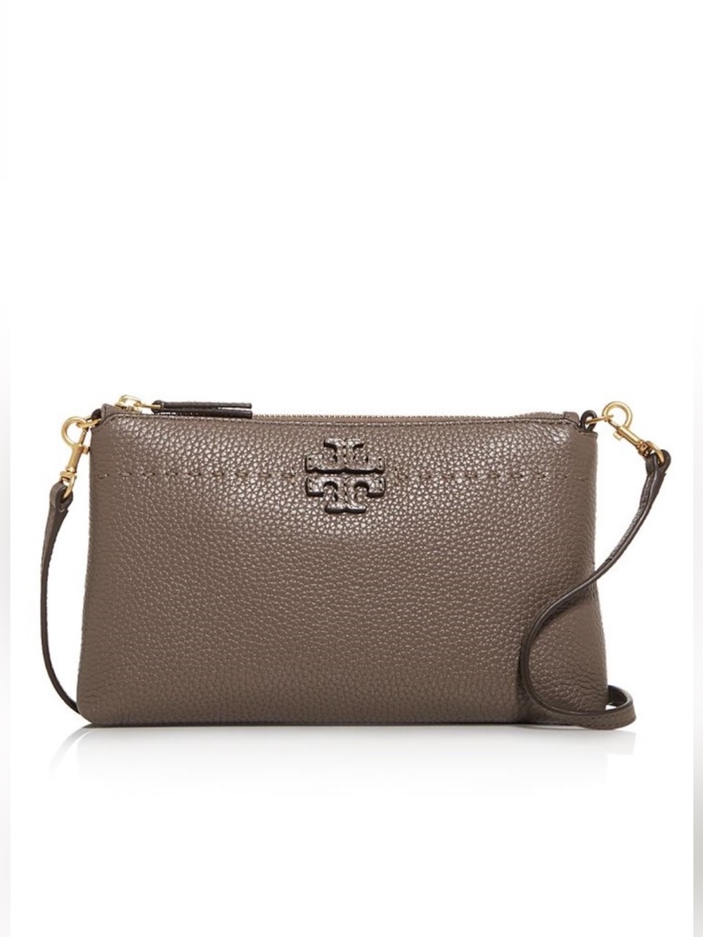 Tory Burch McGraw Pebbled Leather Crossbody Bag